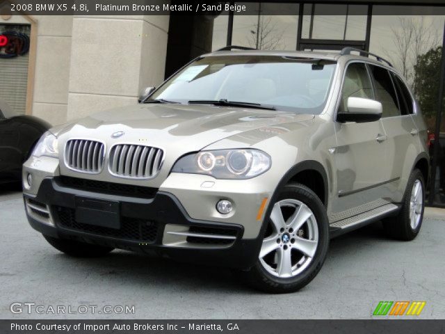 2008 BMW X5 4.8i in Platinum Bronze Metallic