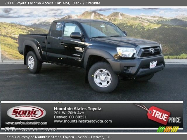 2014 Toyota Tacoma Access Cab 4x4 in Black