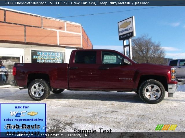 2014 Chevrolet Silverado 1500 LT Z71 Crew Cab 4x4 in Deep Ruby Metallic