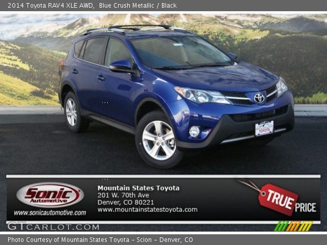 2014 Toyota RAV4 XLE AWD in Blue Crush Metallic