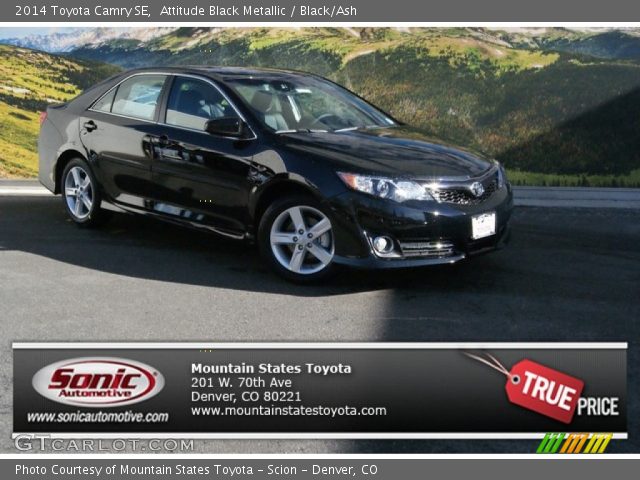 2014 Toyota Camry SE in Attitude Black Metallic