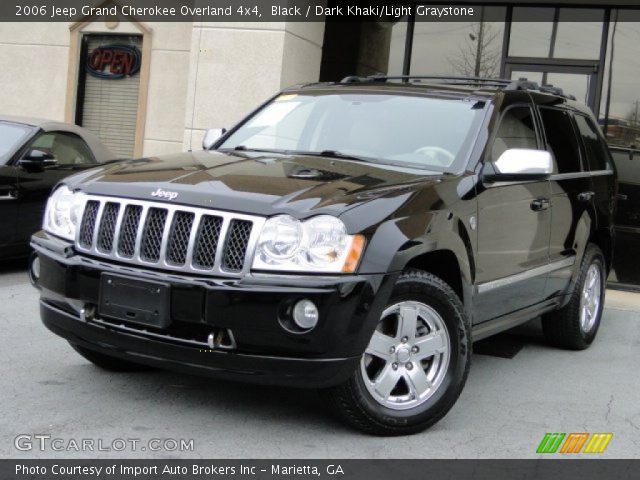 2006 Jeep Grand Cherokee Overland 4x4 in Black