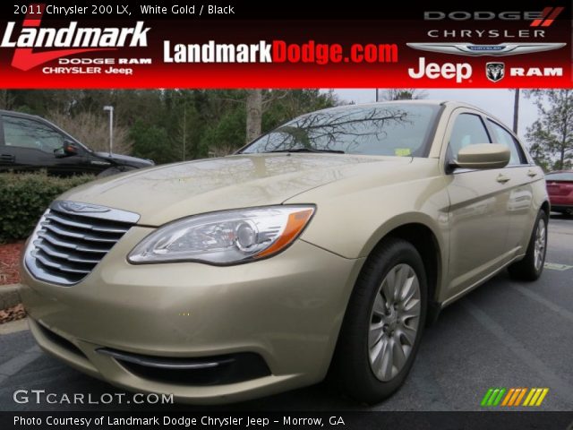 2011 Chrysler 200 LX in White Gold