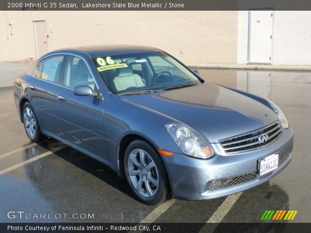 2006 Infiniti G 35 Sedan in Lakeshore Slate Blue Metallic