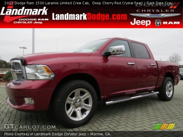 2012 Dodge Ram 1500 Laramie Limited Crew Cab in Deep Cherry Red Crystal Pearl