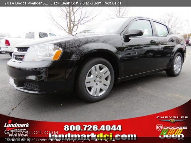 2014 Dodge Avenger SE in Black Clear Coat