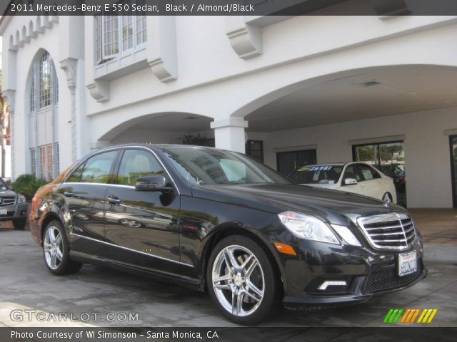 2011 Mercedes-Benz E 550 Sedan in Black