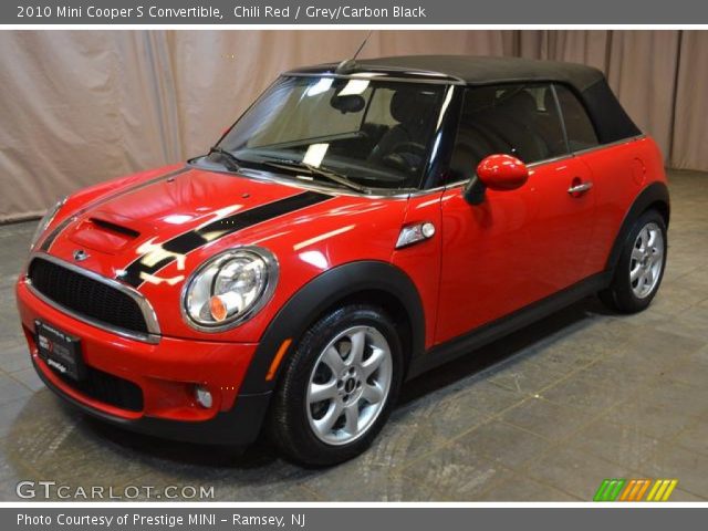 2010 Mini Cooper S Convertible in Chili Red