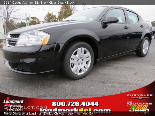 2014 Dodge Avenger SE in Black Clear Coat