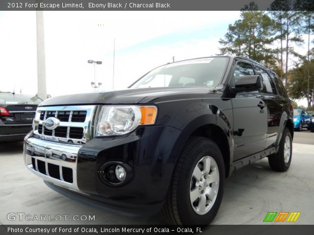 2012 Ford Escape Limited in Ebony Black