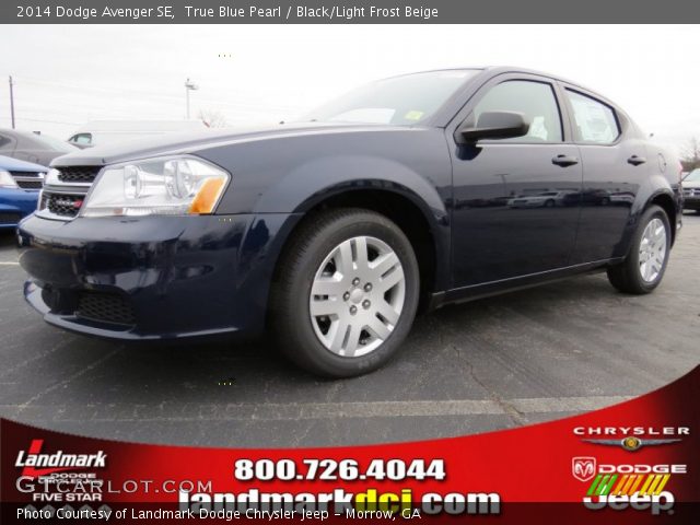 2014 Dodge Avenger SE in True Blue Pearl