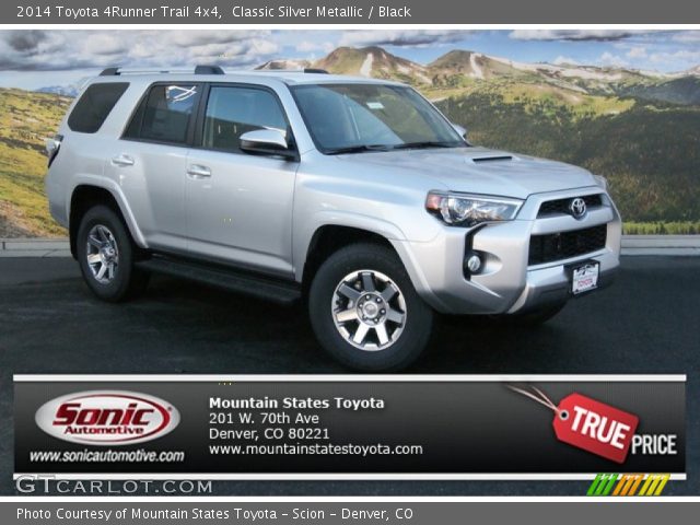 2014 Toyota 4Runner Trail 4x4 in Classic Silver Metallic