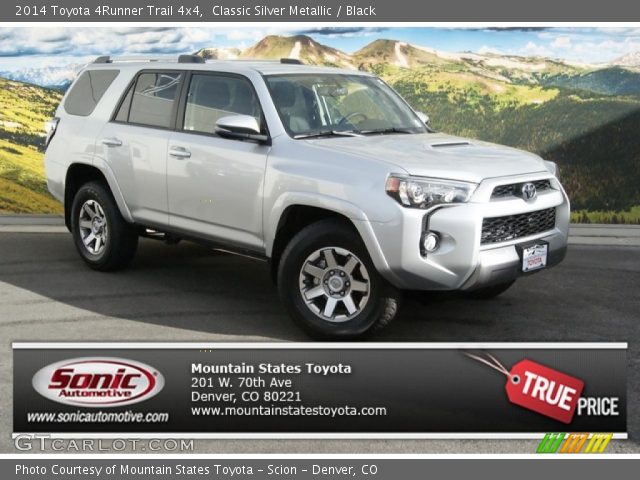 2014 Toyota 4Runner Trail 4x4 in Classic Silver Metallic
