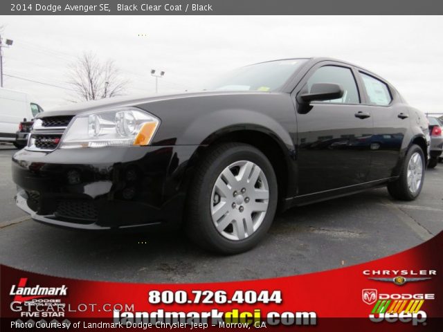 2014 Dodge Avenger SE in Black Clear Coat