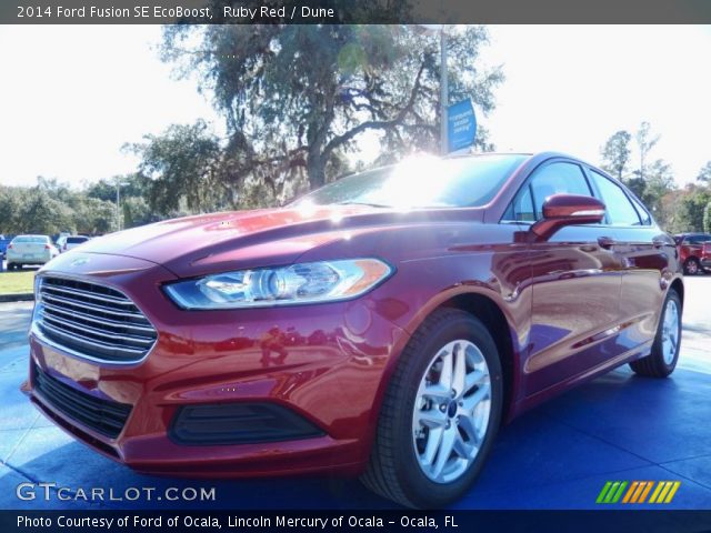 2014 Ford Fusion SE EcoBoost in Ruby Red