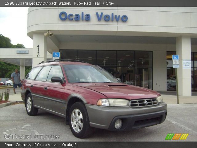 1998 Subaru Legacy Outback Wagon in Ruby Red Pearl