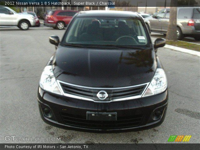 2012 Nissan Versa 1.8 S Hatchback in Super Black