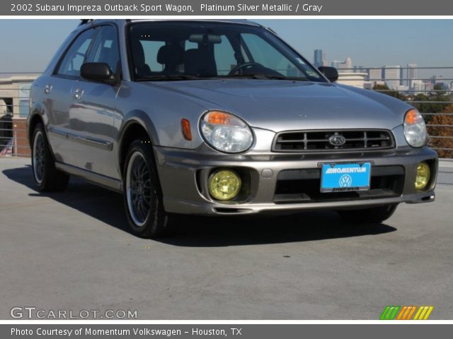 2002 Subaru Impreza Outback Sport Wagon in Platinum Silver Metallic