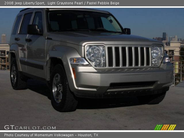 2008 Jeep Liberty Sport in Light Graystone Pearl