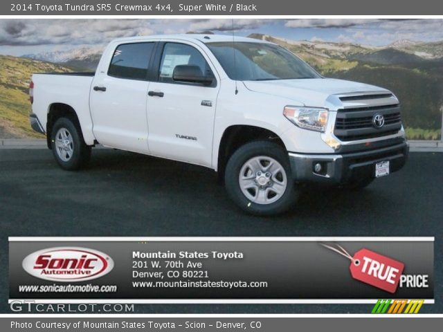 2014 Toyota Tundra SR5 Crewmax 4x4 in Super White