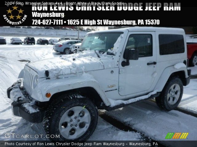 2014 Jeep Wrangler Sahara 4x4 in Bright White