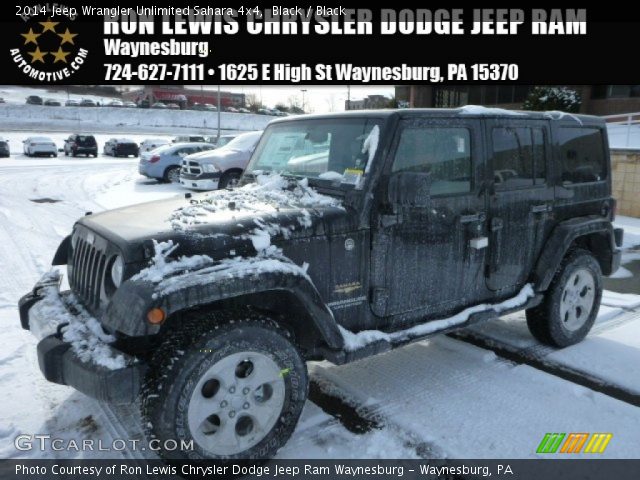 2014 Jeep Wrangler Unlimited Sahara 4x4 in Black