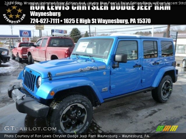 2014 Jeep Wrangler Unlimited Polar Edition 4x4 in Hydro Blue Pearl