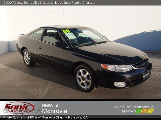 2000 Toyota Solara SE V6 Coupe in Black Sand Pearl