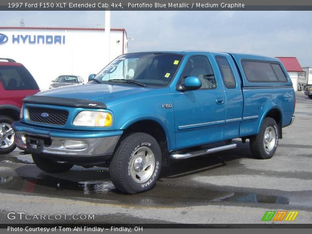 1997 Ford F150 XLT Extended Cab 4x4 in Portofino Blue Metallic