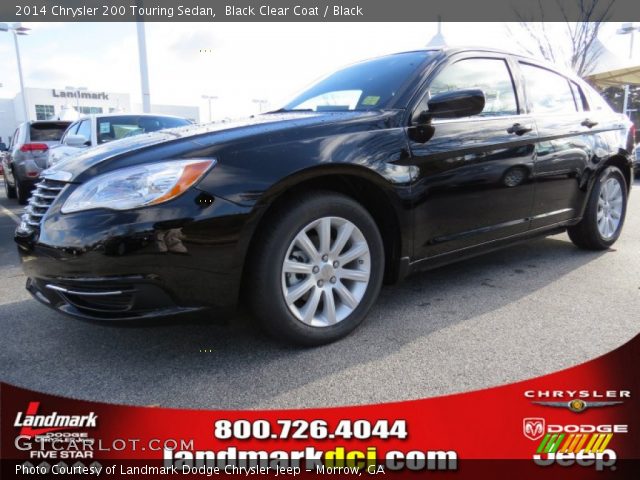 2014 Chrysler 200 Touring Sedan in Black Clear Coat