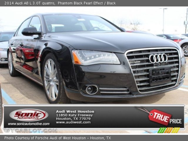 2014 Audi A8 L 3.0T quattro in Phantom Black Pearl Effect