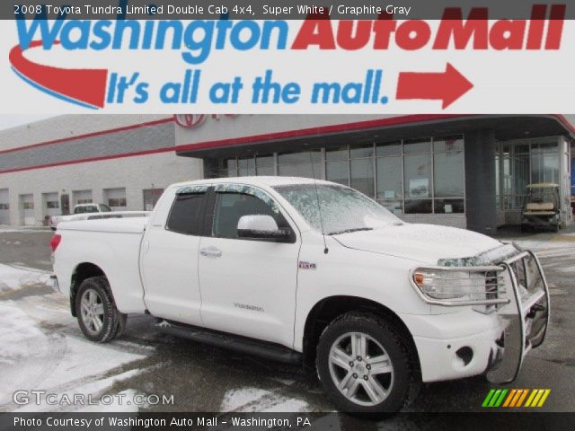 2008 Toyota Tundra Limited Double Cab 4x4 in Super White