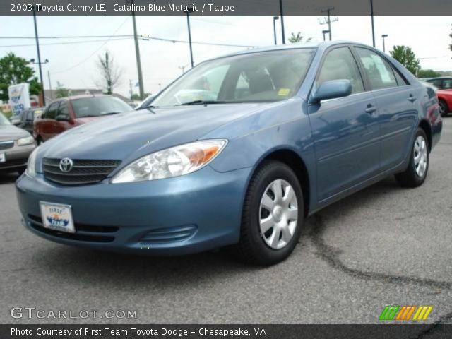 2003 Toyota Camry LE in Catalina Blue Metallic