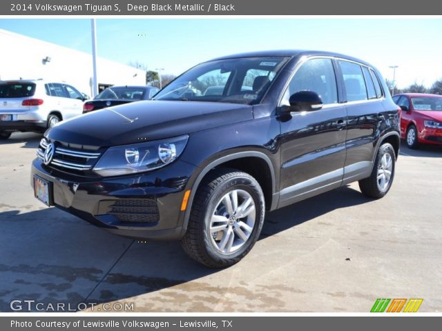 2014 Volkswagen Tiguan S in Deep Black Metallic