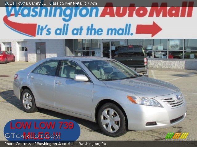 2011 Toyota Camry LE in Classic Silver Metallic