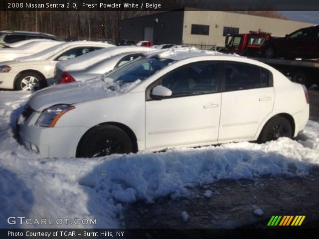 2008 Nissan Sentra 2.0 in Fresh Powder White
