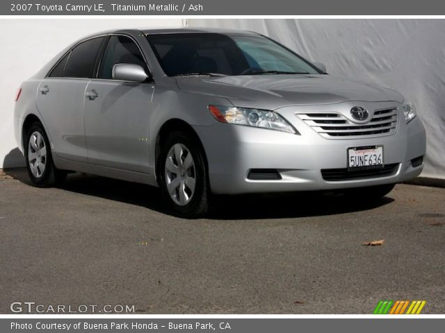 2007 Toyota Camry LE in Titanium Metallic