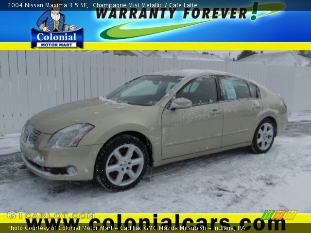2004 Nissan Maxima 3.5 SE in Champagne Mist Metallic