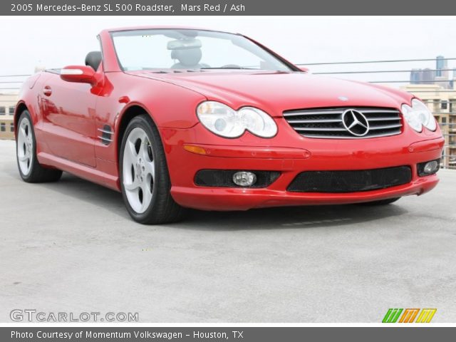 2005 Mercedes-Benz SL 500 Roadster in Mars Red
