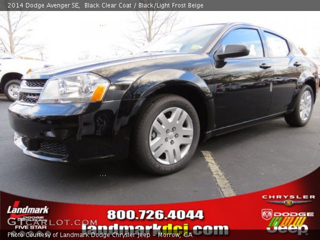 2014 Dodge Avenger SE in Black Clear Coat
