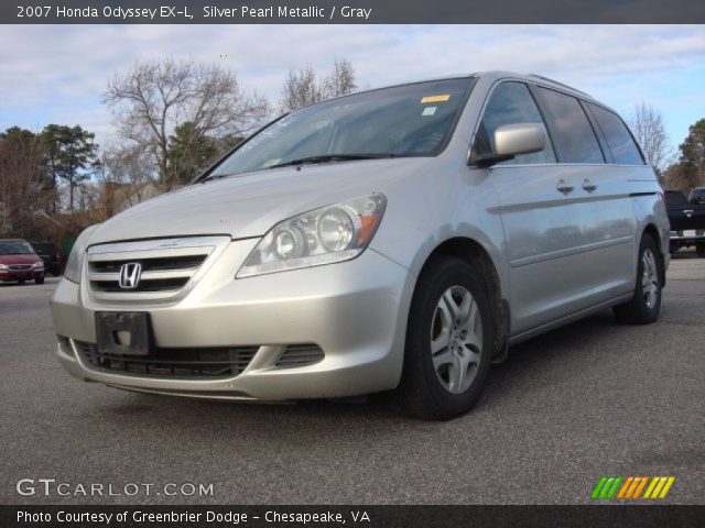 2007 Honda Odyssey EX-L in Silver Pearl Metallic