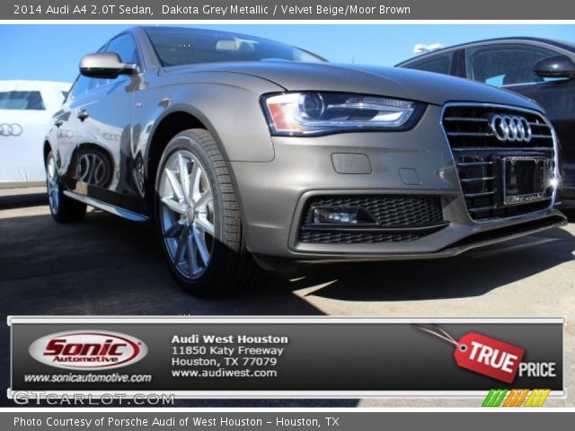 2014 Audi A4 2.0T Sedan in Dakota Grey Metallic