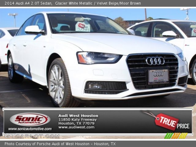 2014 Audi A4 2.0T Sedan in Glacier White Metallic