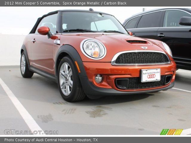 2012 Mini Cooper S Convertible in Spice Orange Metallic