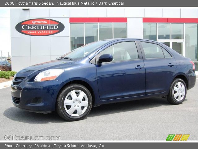 2008 Toyota Yaris S Sedan in Nautical Blue Metallic
