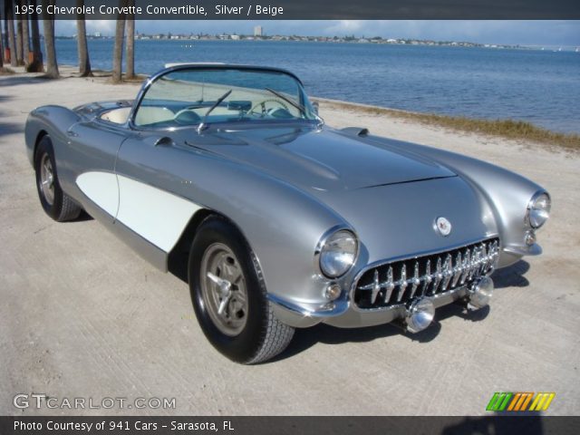 1956 Chevrolet Corvette Convertible in Silver