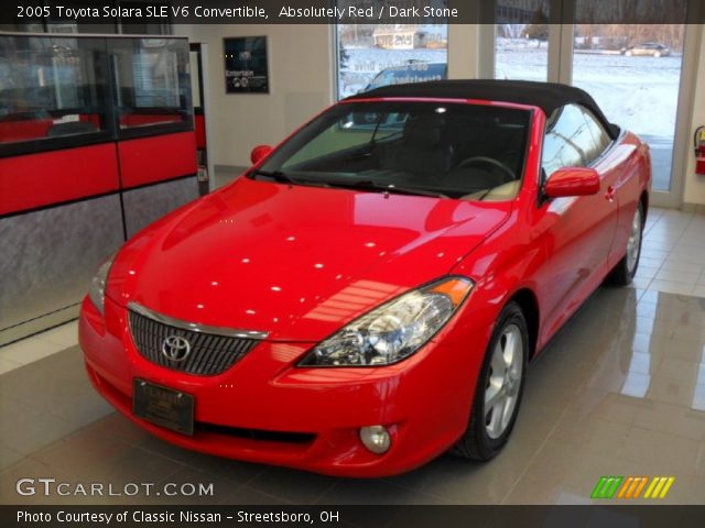 2005 Toyota Solara SLE V6 Convertible in Absolutely Red