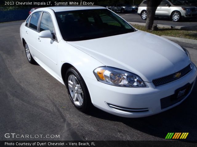 2013 Chevrolet Impala LT in Summit White