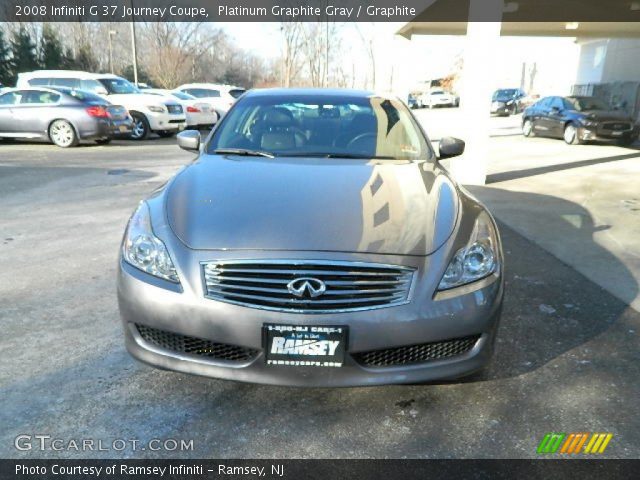 2008 Infiniti G 37 Journey Coupe in Platinum Graphite Gray