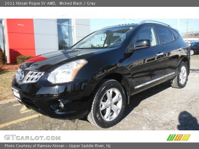 2011 Nissan Rogue SV AWD in Wicked Black